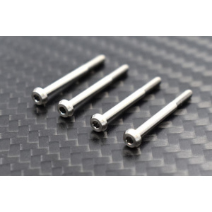 Reve D Super Precision Machine Cut titanio juego de tornillos para carcasa de servo para RS-ST Servo (4 unidades)