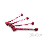 T-Work's 1/10 Touring neumático soporte (4 unidades, rojo)