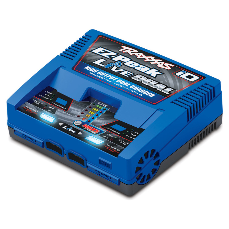 TRA2973G Traxxas EZ-Peak Live Dual 2x100W cargador - Imagen 1
