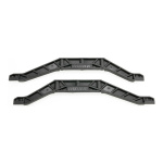 Traxxas inferior refuerzo de chasis (negro, 2 unidades)