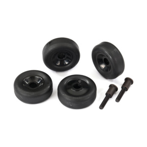 Traxxas barra antivuelco rueda con eje (4 unidades)