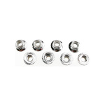 Traxxas 5mm con pestaña Nylon Locking acero tuerca (8 unidades)