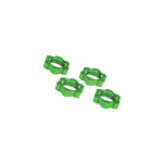 Traxxas 17mm Serated Splined tuerca de rueda (verde, 4 unidades)