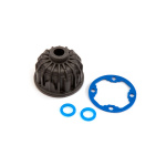 Traxxas Differential portamangueta con X-ring Gasket & junta tórica