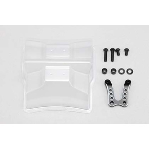 Yokomo YZ-2 transparente Lexan alerón delantero juego (Wide/Narrow)