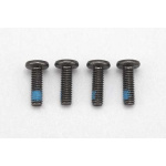Yokomo M2.6×8mm tornillo de cabeza redonda (nylok) (4 unidades)