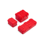 Kavan 1/24 Mini herramienta carcasa of Scale Accessories para RC Crawler (rojo)