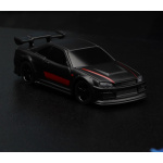 Turbo Racing 1/76 C74 on-road RC coche RTR (negro con rojo franja)