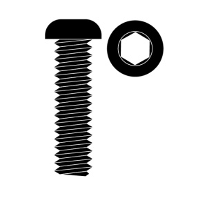 Corally tornillo de acero M4x16mm Hex Button Head (10 unidades)