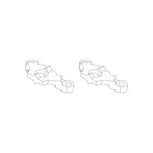 Turbo Racing C63 dirección Support (2 unidades)