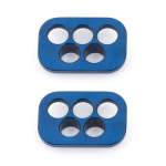 Associated FT buje de aluminio trasero Link Inserts