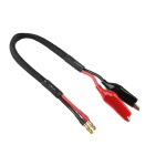 Corally cable de carga - 4mm Banana Gold conector - Crocco clip (30cm)