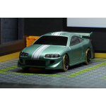 Turbo Racing 1/76 C61 Finger Sized Drift RC coche RTR (verde)
