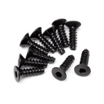 HPI Flat Head Tapping tornillo M3x10mm (10 unidades)