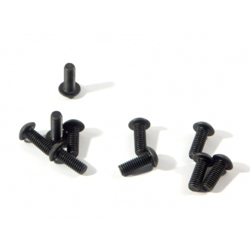 b_0_eb27e tornillo de cabeza redonda M3x8mm hex socket/10 unidades - Imagen 1