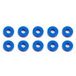 Associated Ballstud aluminio arandela, 7.8x2.0mm (10 unidades·azul)