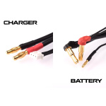 Ruddog 2S cable de carga 60cm (4/5mm, 2mm / 4mm, 3PIN-XH) - Imagen 2