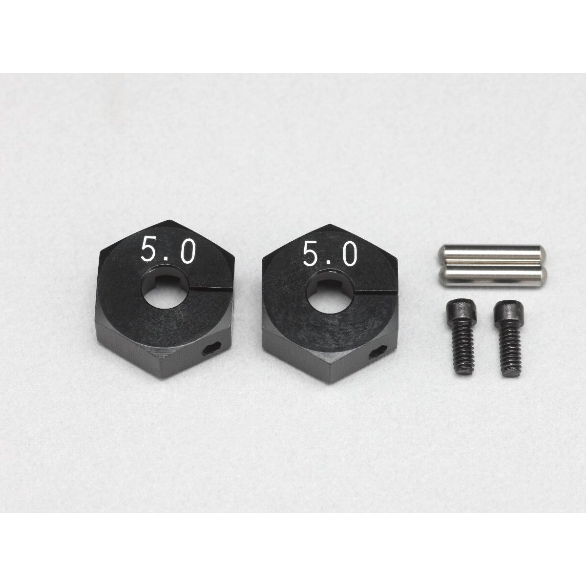 y2-011cb5 Yokomo YD-2 aluminio 5.0mm Cramp buje de rueda (2 unidades) - Imagen 1