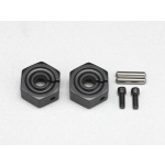 Yokomo YD-2 aluminio 6.0mm Cramp buje de rueda (2 unidades)