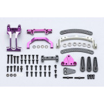 Yokomo YD-2E/S/Z series aligerado Slide Rack /soporte de diferencial juego V2 (morado)