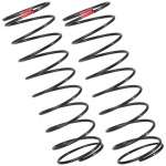 1up Racing trasero X-engranaje 13mm muelle 1/10 off-road - Red - Medium (2 unidades)