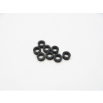Hiro Seiko 3mm aluminio juego de separadores - 1.5mm (negro, 8 unidades)