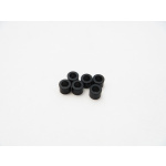 Hiro Seiko 3mm aluminio juego de separadores - 4.0mm (negro, 6 unidades)