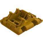 Arrma trasero inferior Skid/caja de transmisión soporte (naranja)