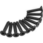 Axial Hex Socket Tapping tornillo avellanado M2.5x12mm (10 unidades)