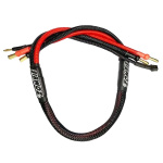 Zombie 4mm, 5mm Tube Plug 2S-Balance 600mm 12Awg cable de carga (rojo negro)