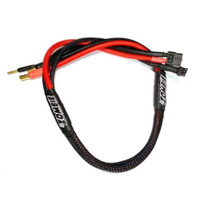 Zombie XT60, 5mm Tube Plug 2S-Balance 600mm 12Awg cable de carga (rojo negro)