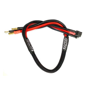 Zombie XT60, 4/5mm Tube Plug 2S-Balance 600mm 12Awg cable de carga (rojo negro)