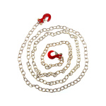 H-Speed Decoration 1/10 Trailer Hook Metal con Chain (rojo)