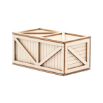 H-Speed Deko 1/18 Wooden caja Large 32x38x67.5mm