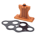 INOV8 3DX carbono 1/10th on-road amortiguador/Diff Rebuild Stand - bronce - Imagen 2