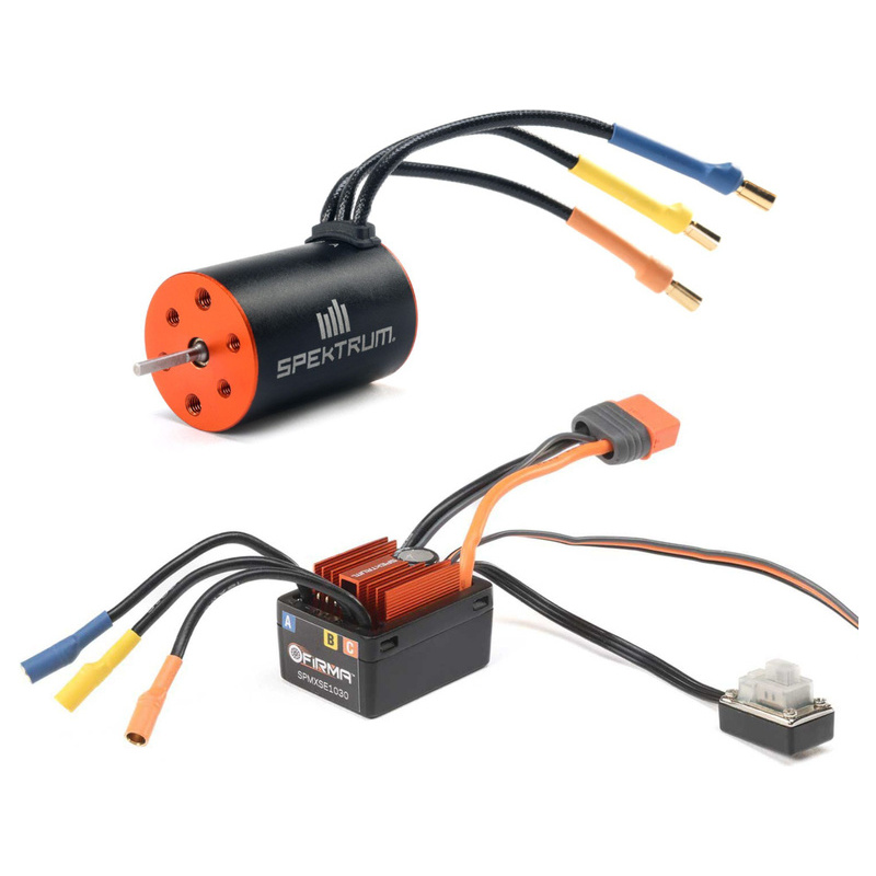 SPMXSEMC14 Spektrum Firma 30A Brushless Smart ESC/4500Kv Motor Minis Combo - Imagen 1