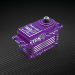 Power HD TDS-2 perfil bajo DRIFT programable (0.09s/25.0kg/8.4V) servo sin núcleo (morado)