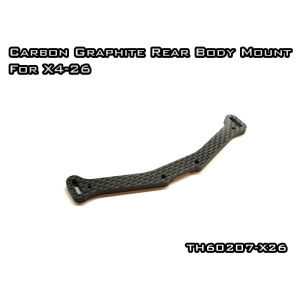 Vigor carbono soporte de grafito trasero de carrocería para Xray X4´26