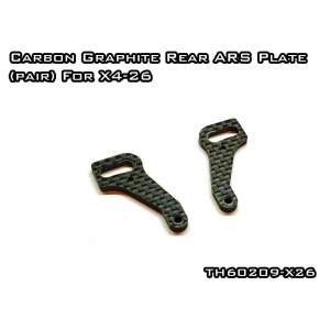 Vigor carbono grafito trasero ARS placa para Xray X4´26 (1 pareja)