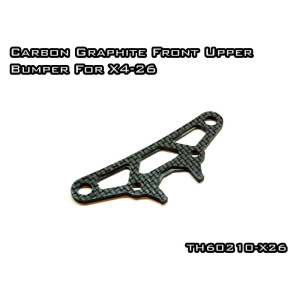 Vigor carbono grafito delantero superior paragolpes para Xray X4´26