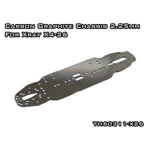 Vigor carbono grafito Chassis 2.2mm para Xray X4´26