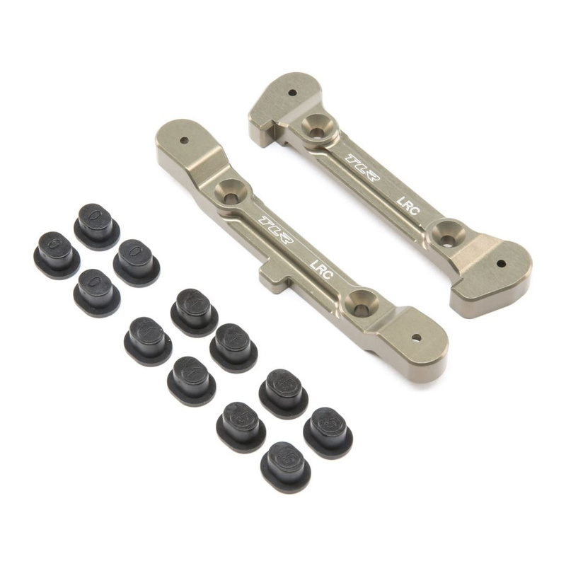 TLR344007 TLR Offset ajustable trasero Pivot refuerzo con Inserts 8 4.0 Tuning Kit - Imagen 1