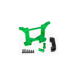 Traxxas aluminio torreta trasera de amortiguadores con soporte de carrocería Bracket (verde)