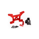 Traxxas aluminio torreta delantera de amortiguadores con soporte de carrocería Bracket (rojo)