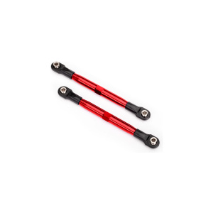 Traxxas 87mm aluminio Toe Links (rojo)