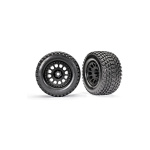 Traxxas neumático & rueda XRT Race Gravix neumático inserto de espuma izquierdo & derecho (negro, pareja)