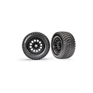 Traxxas neumático & rueda XRT Race Gravix neumático inserto de espuma izquierdo & derecho (negro, pareja)