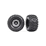 Traxxas neumático & rueda XRT Race Sledgehammer neumático inserto de espuma izquierdo & derecho (negro, pareja)