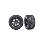 Traxxas neumático & rueda X-Maxx Gravix neumático inserto de espuma izquierdo & derecho (negro, pareja)