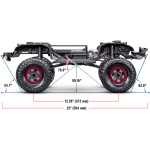 Traxxas TRX-4 Sport High Trail Edition 1:10 RTR (rojo) - Imagen 49